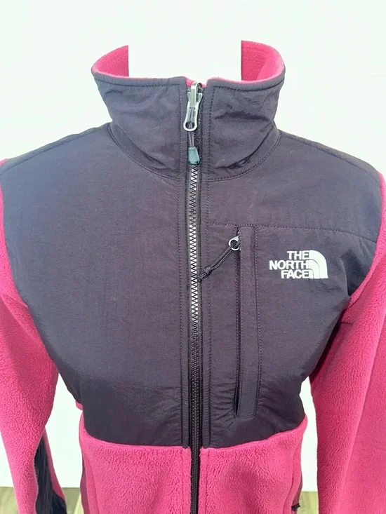 The North Face Denali Fleece Jacket Women’s XS Pink Black Full Zip - Picture 4 of 14
